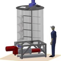 Blander-biogas